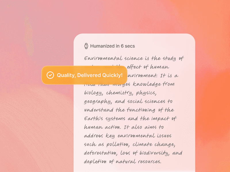 Save Time Without Sacrificing Quality